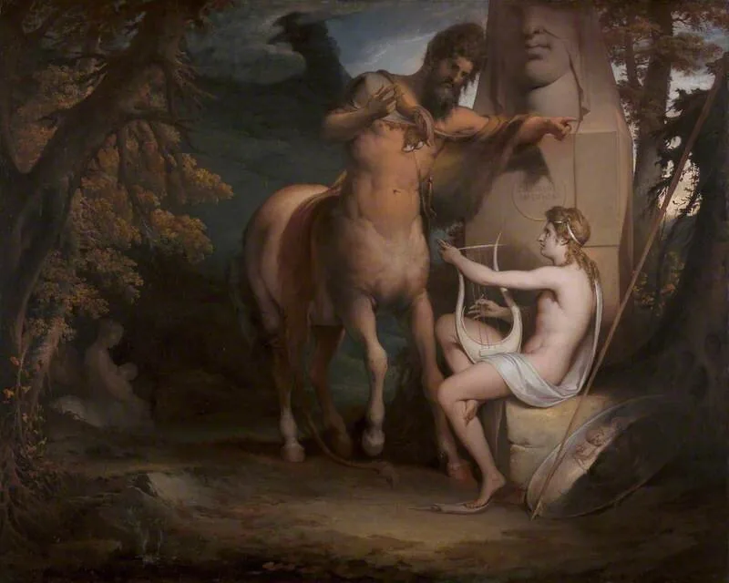 James Barry, The Education of Achilles: Chiron teaching the lyre