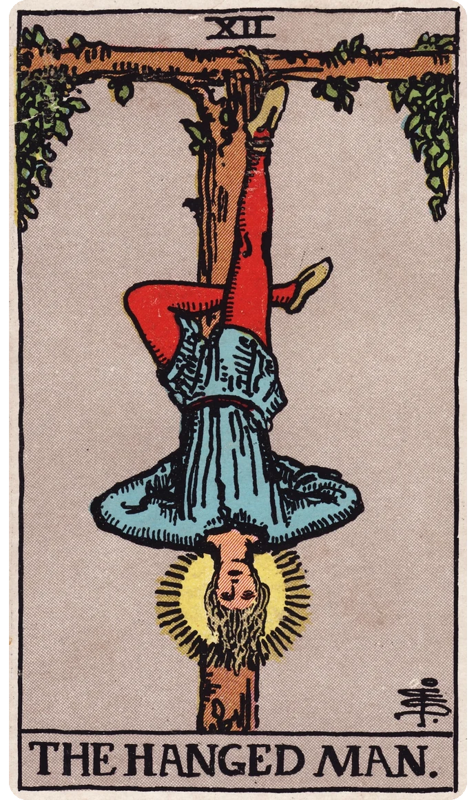 The Hanged Man, twelfth major arcana